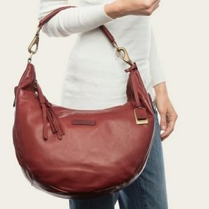 Frye Bags Frye Jenny Hobo Bag Large Burgandy Hob